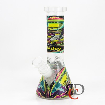WATER PIPE BEAKER GLOW IN DARK WP10006 1CT